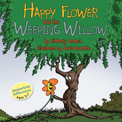 Happy Flower And The Weeping Willow